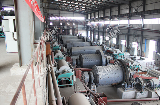 Ball mill in China Iron processing plant.jpg